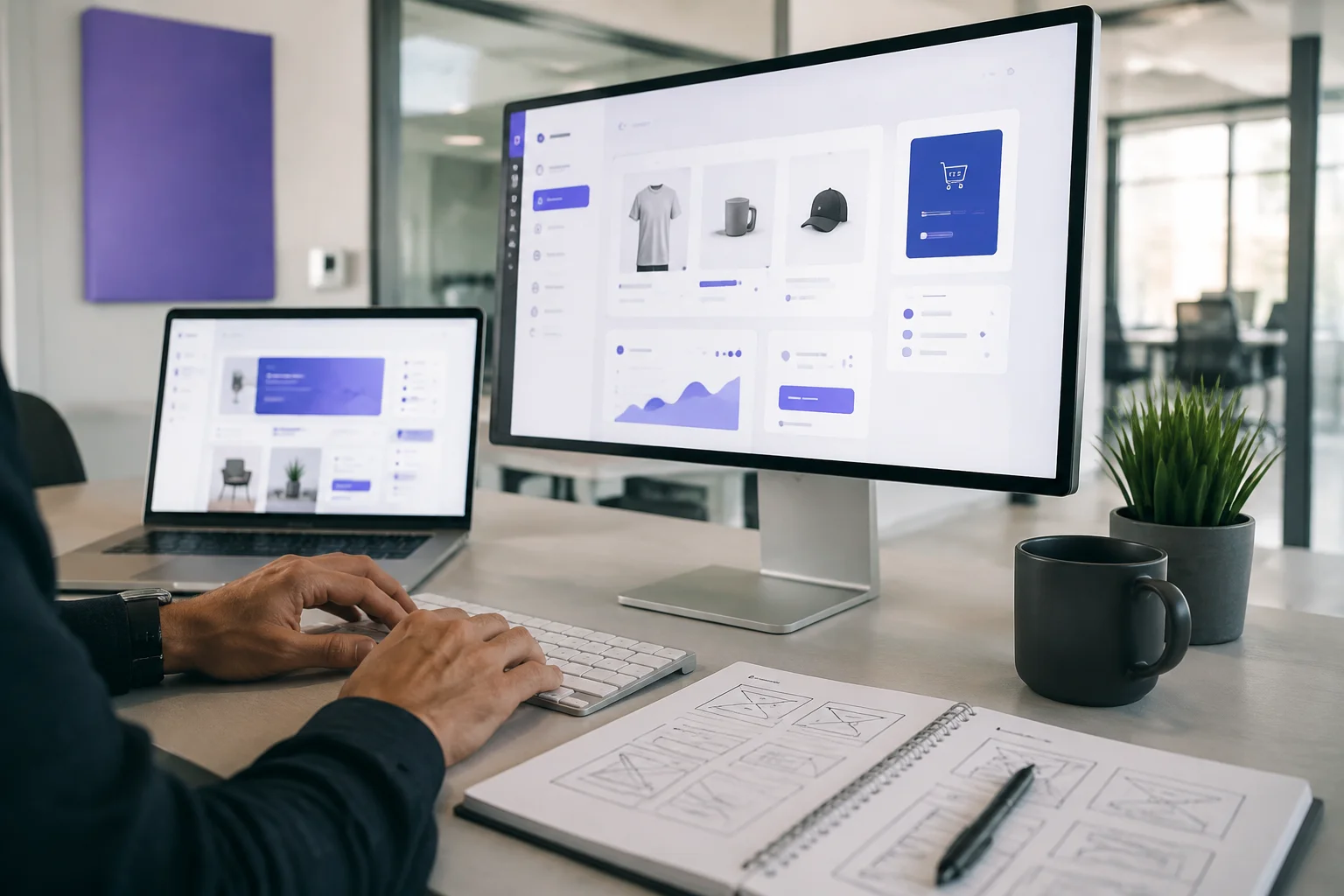 Illustrative custom software service environment